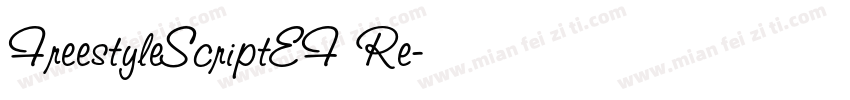 FreestyleScriptEF Re字体转换